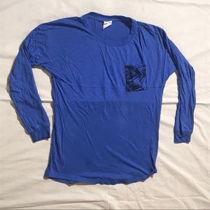 PINK Blue longsleeved top